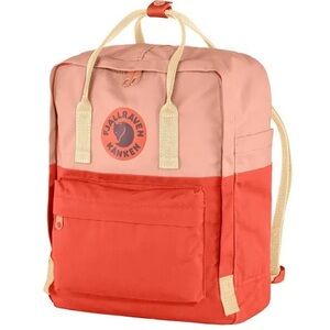 Fjallraven Kanken Peach and Red Backpack